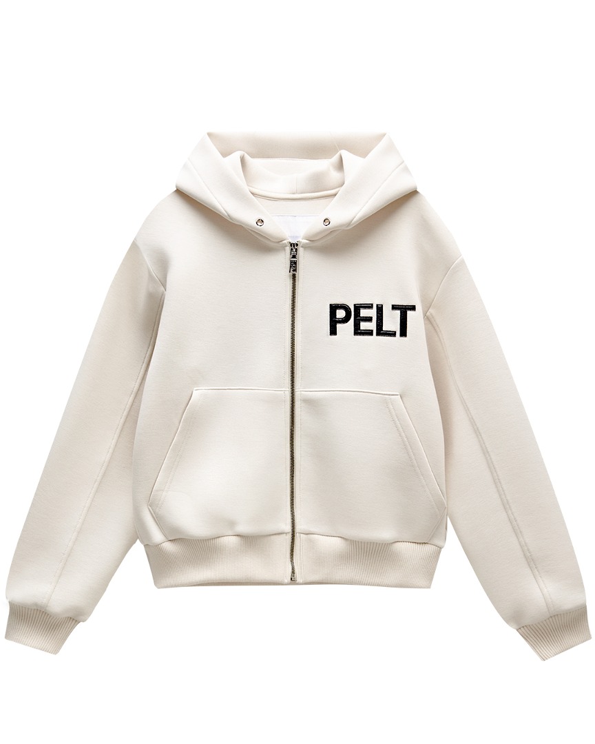 Áo khoác golf nữ có mũ màu ngà — Pelt | Seoul Golf Fashion