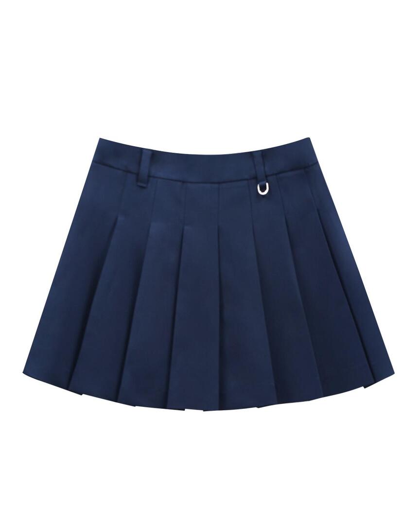 Chân váy golf xếp ly họa tiết logo Pelt xanh navy — ảnh 2