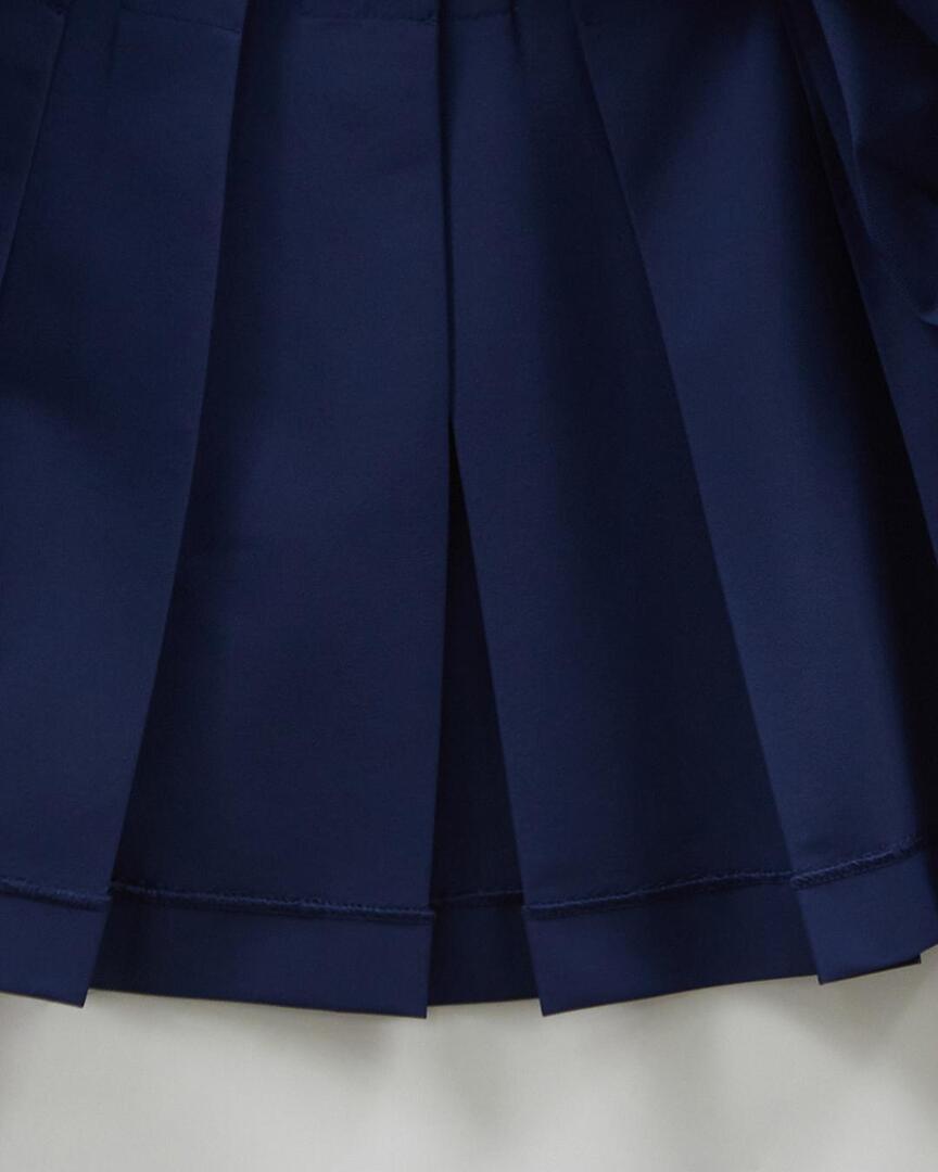 Chân váy golf xếp ly họa tiết logo Pelt xanh navy — ảnh 5