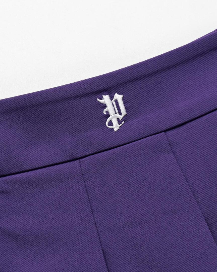Chân váy golf nữ xếp li chữ logo Pelt tím — ảnh 6