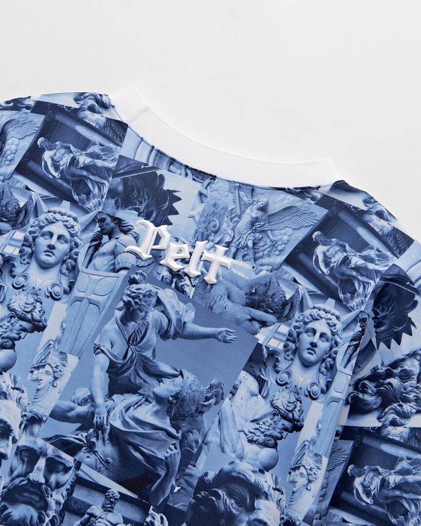 Áo golf nữ tay dài họa tiết tượng xanh navy — ảnh 6