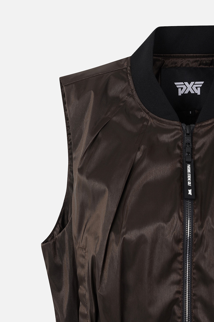 Áo vest golf nữ dáng suông màu nâu — ảnh 4