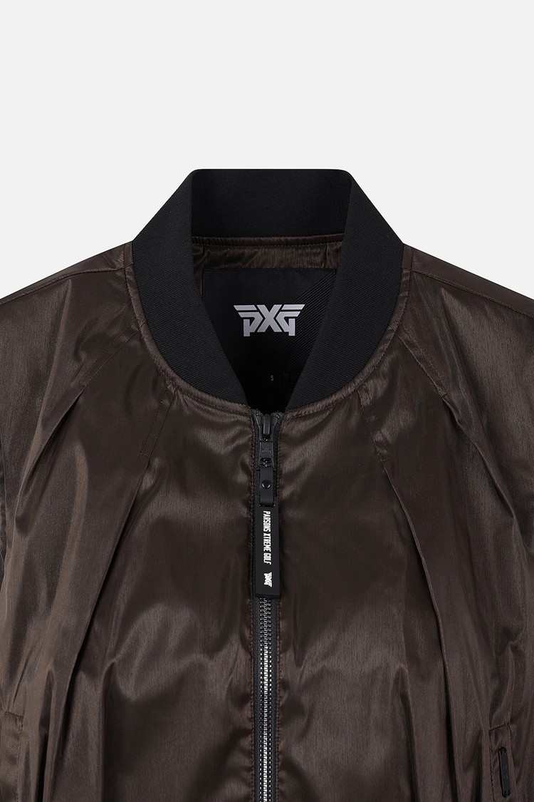 Áo vest golf nữ dáng suông màu nâu — ảnh 3