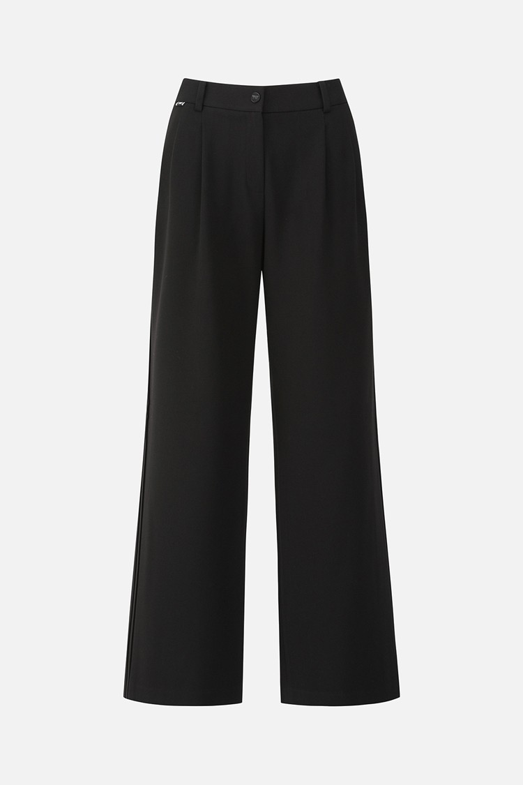 Quần golf nữ ống suông màu đen — PXG | Seoul Golf Fashion