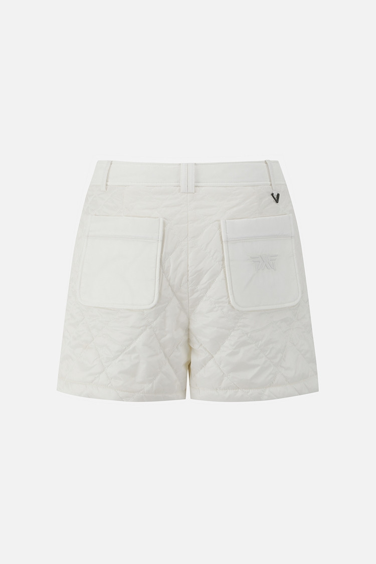 Quần short golf nữ dáng suông màu trắng — ảnh 2