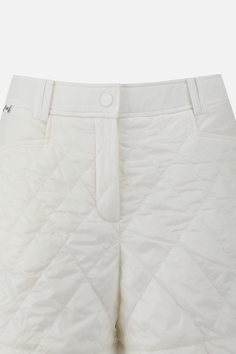 Quần short golf nữ dáng suông màu trắng — ảnh 3