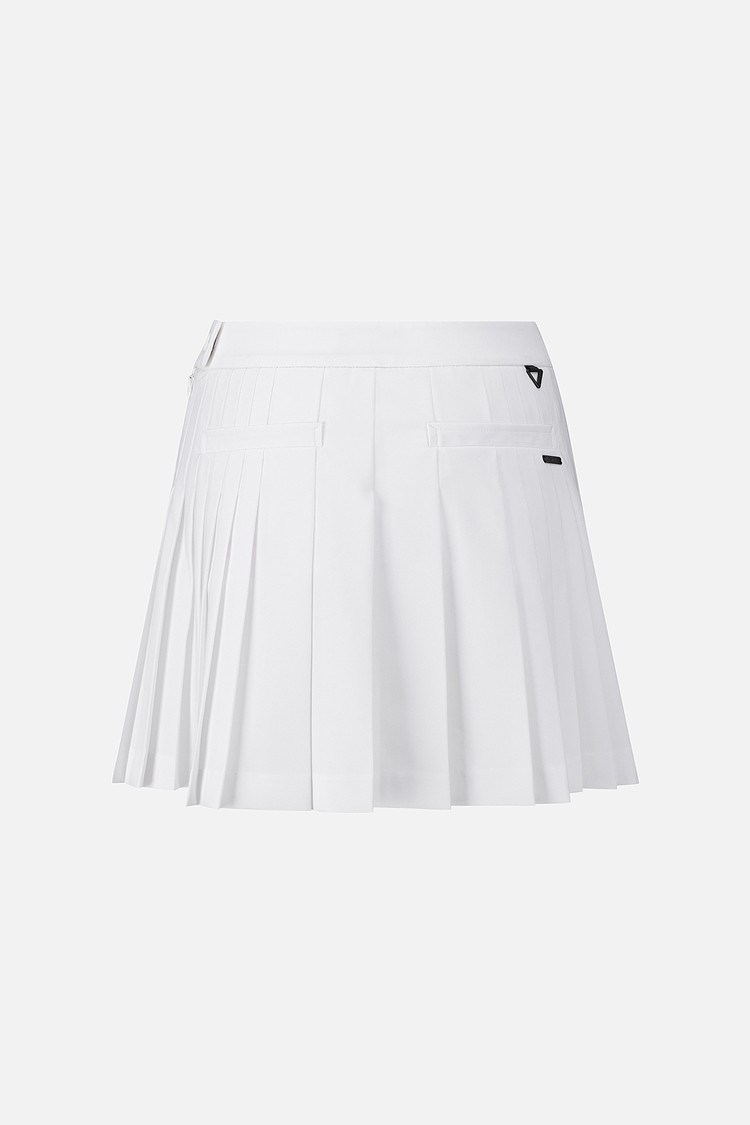 Chân váy golf nữ xếp ly màu trắng — ảnh 2