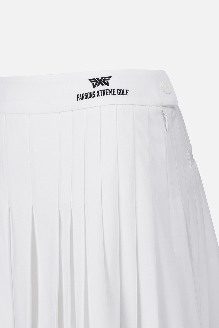 Chân váy golf nữ xếp ly màu trắng — ảnh 5