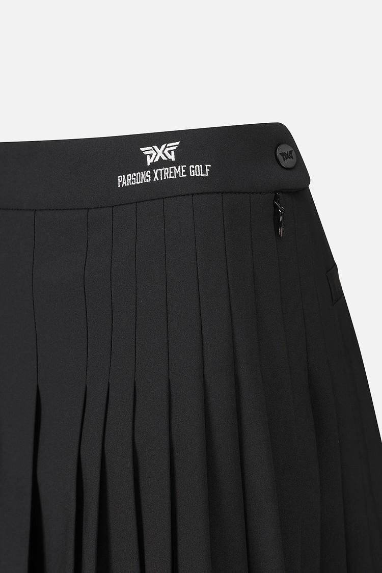Chân váy golf nữ xếp li màu đen — ảnh 5