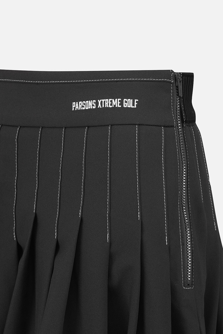 Chân váy golf nữ xếp ly màu đen — ảnh 4