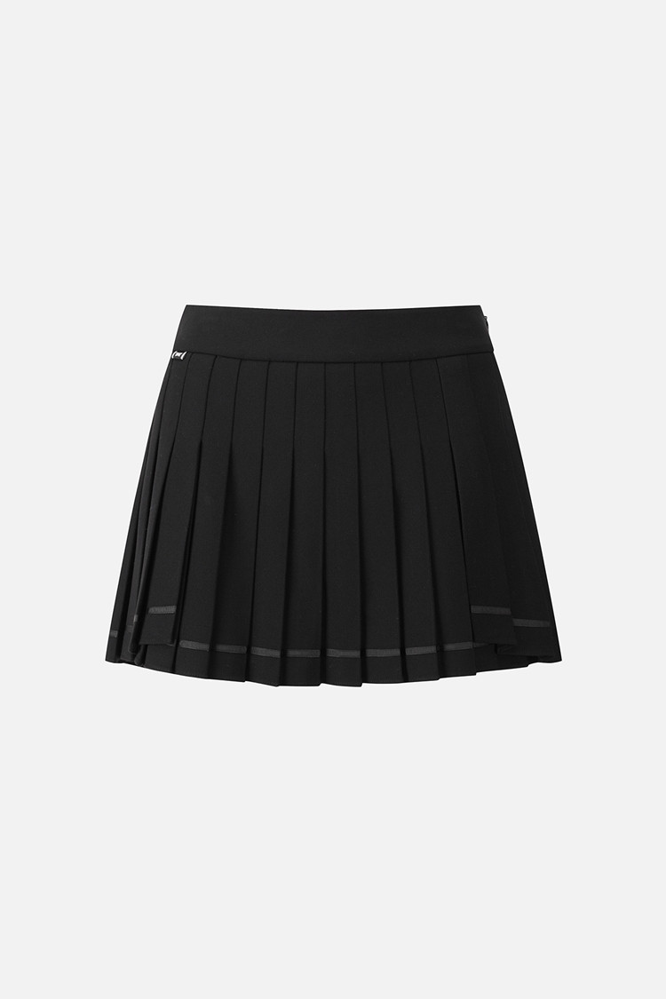 Chân váy golf nữ xếp li màu đen — PXG | Seoul Golf Fashion