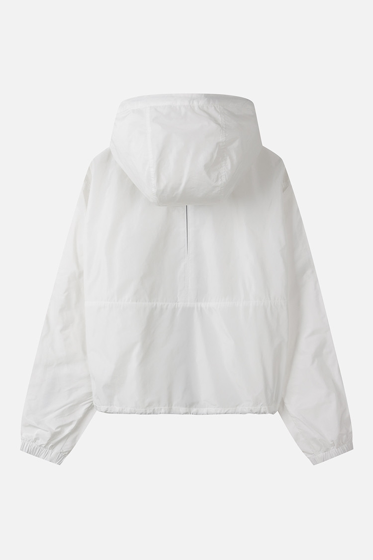 Áo khoác golf nữ kiểu jumper màu trắng — ảnh 2