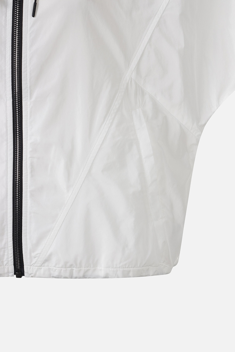Áo khoác golf nữ kiểu jumper màu trắng — ảnh 5
