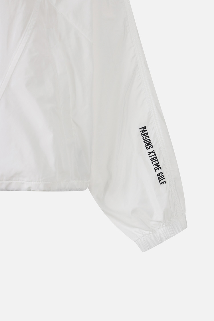 Áo khoác golf nữ kiểu jumper màu trắng — ảnh 4