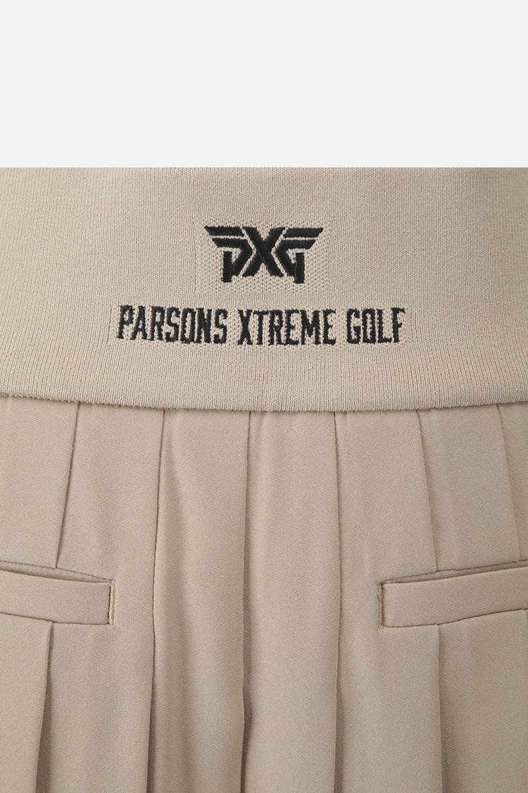 Chân váy golf nữ xếp ly màu be — ảnh 6