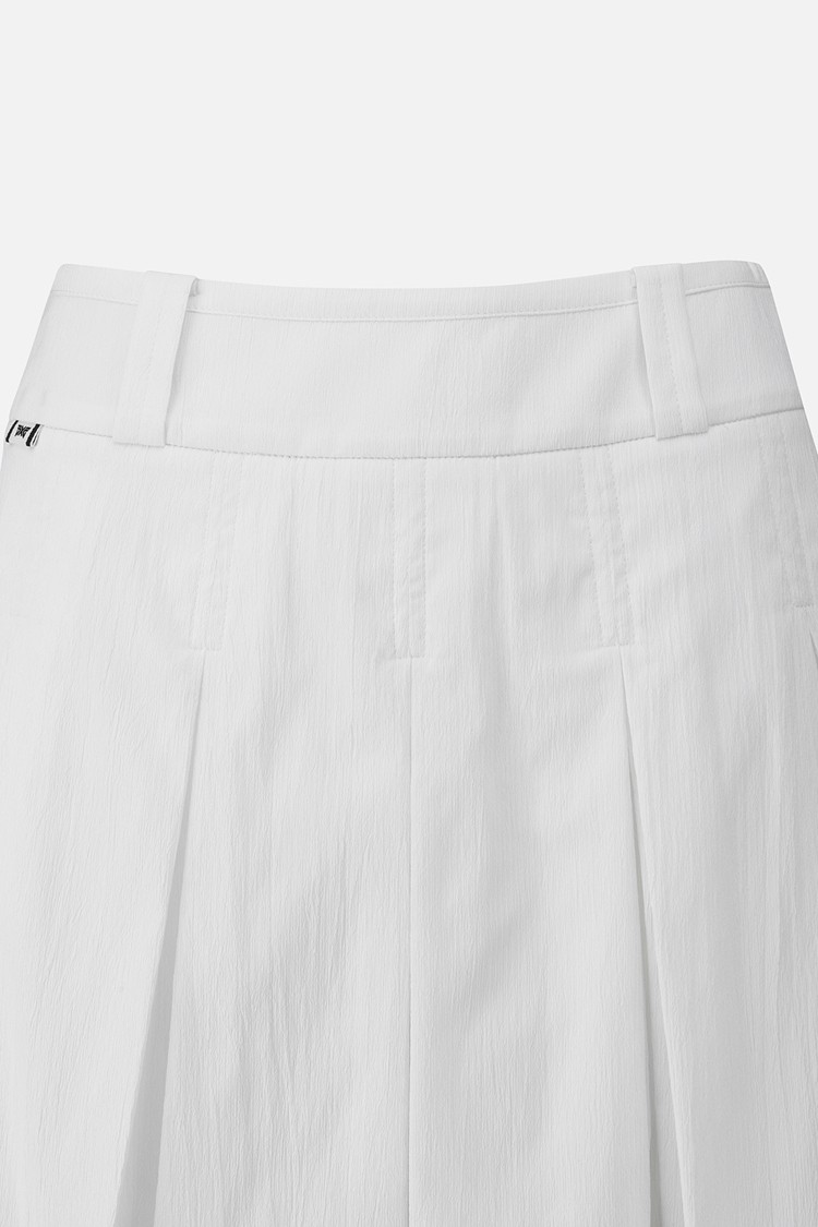 Váy golf nữ xếp ly dáng A màu trắng — ảnh 3