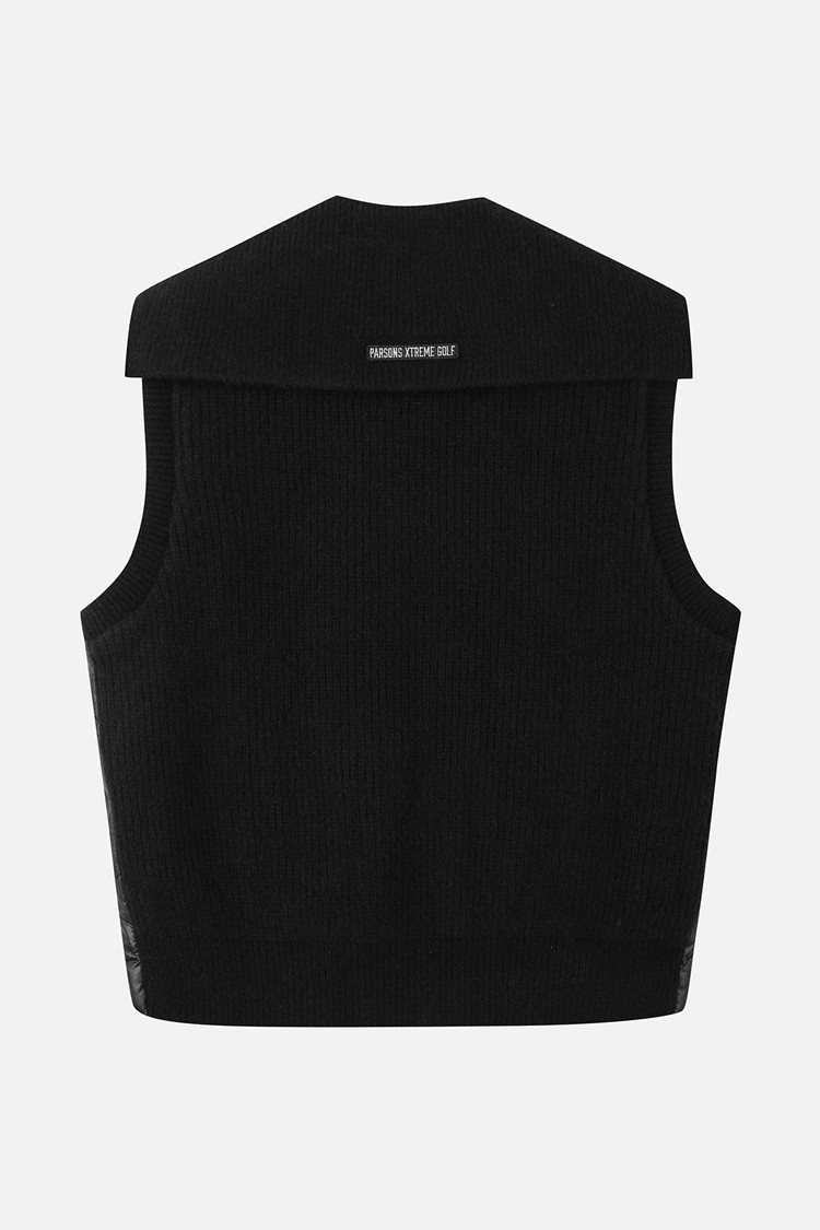 Áo vest golf nữ dáng không tay màu đen — ảnh 2