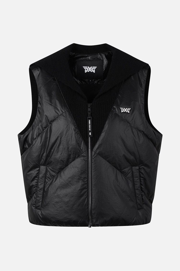 Áo vest golf nữ dáng không tay màu đen — PXG | Seoul Golf Fashion