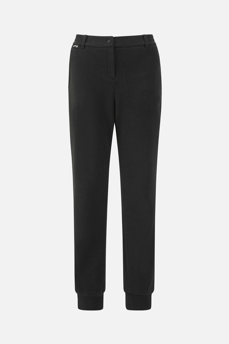 Quần golf nữ dáng suông màu đen — PXG | Seoul Golf Fashion