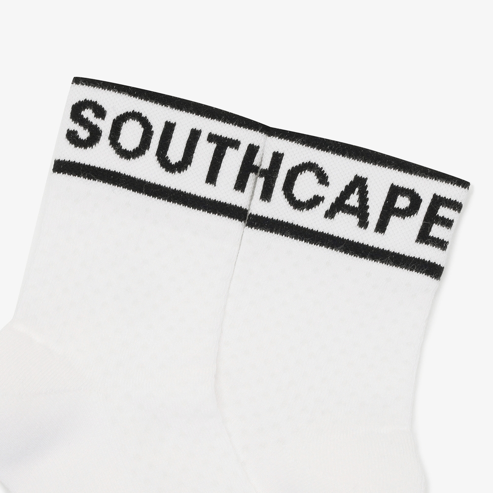 Tất golf nữ cổ cao logo Southcape màu trắng — ảnh 6