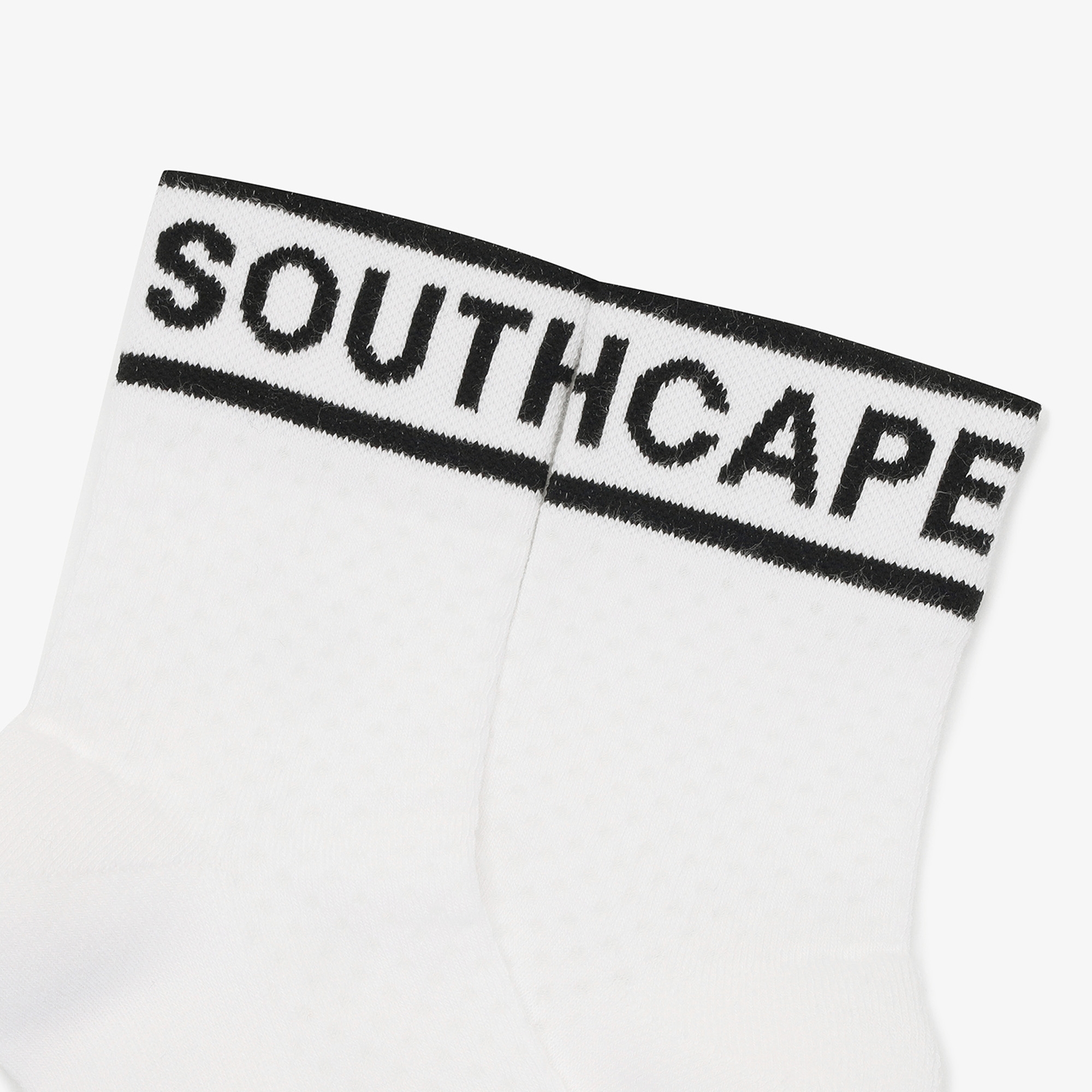 Tất golf nữ cổ cao logo Southcape màu trắng — ảnh 3