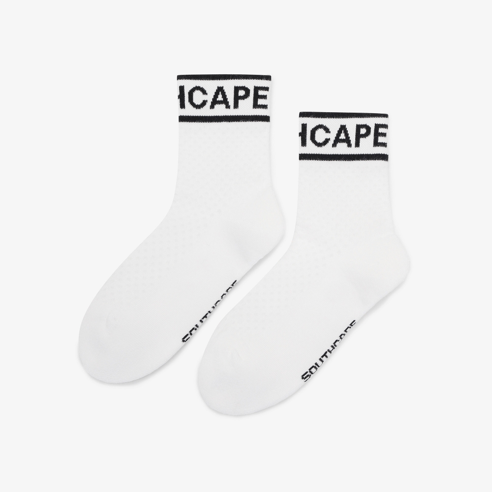 Tất golf nữ cổ cao logo Southcape màu trắng — ảnh 5