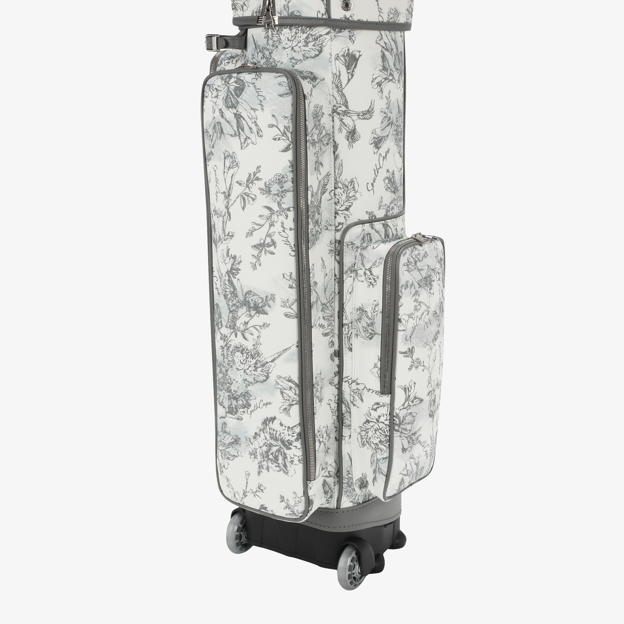 Túi gậy golf caddy bag họa tiết hoa màu xám nhạt — ảnh 5