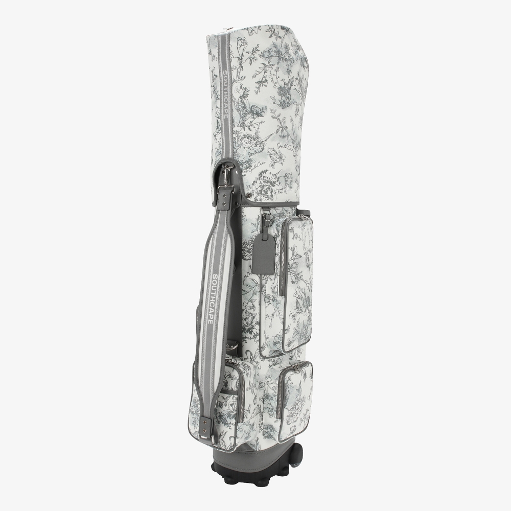 Túi gậy golf caddy bag họa tiết hoa màu xám nhạt thương hiệu Southcape