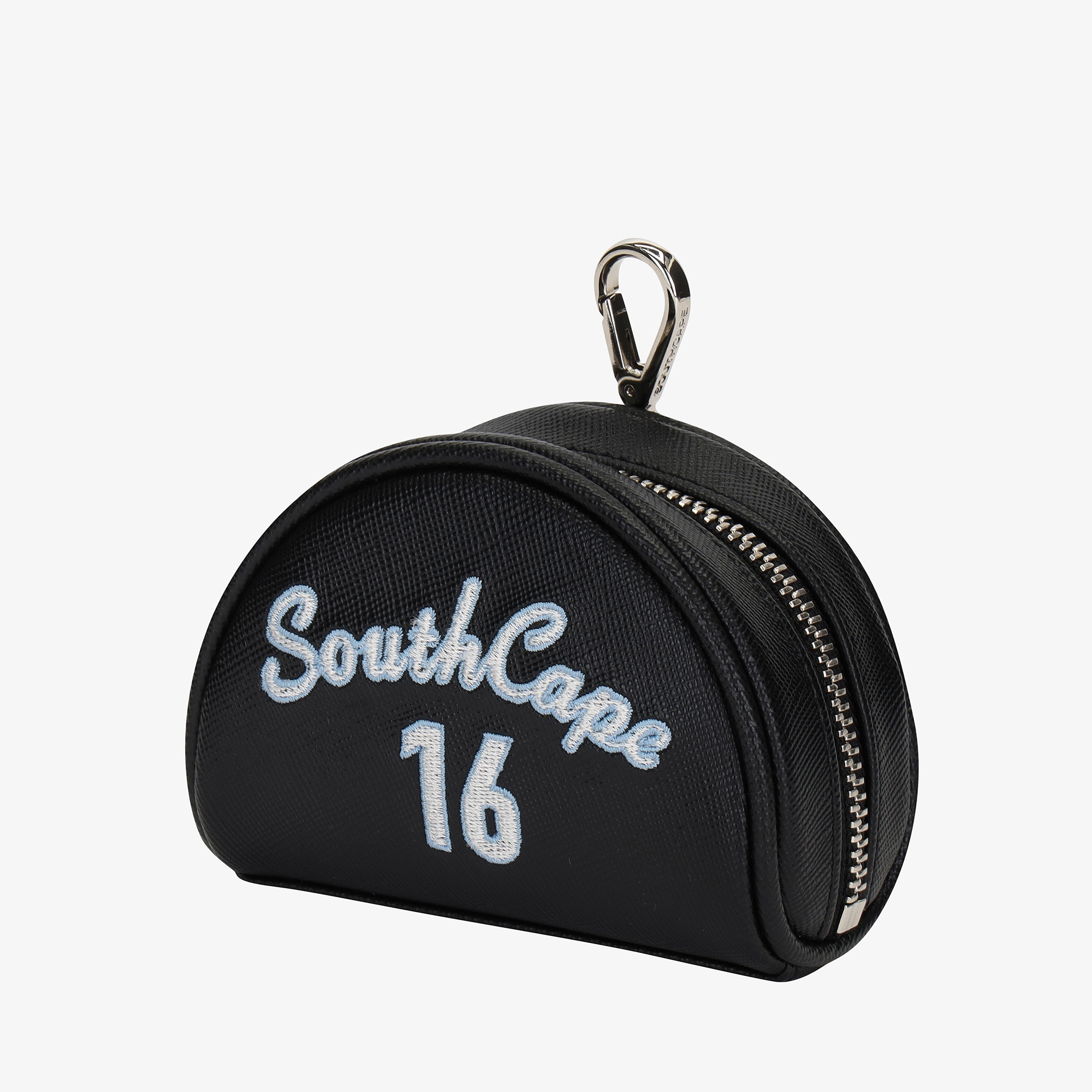 Túi golf nữ dáng nửa nguyệt màu đen thêu chữ Southcape — ảnh 3
