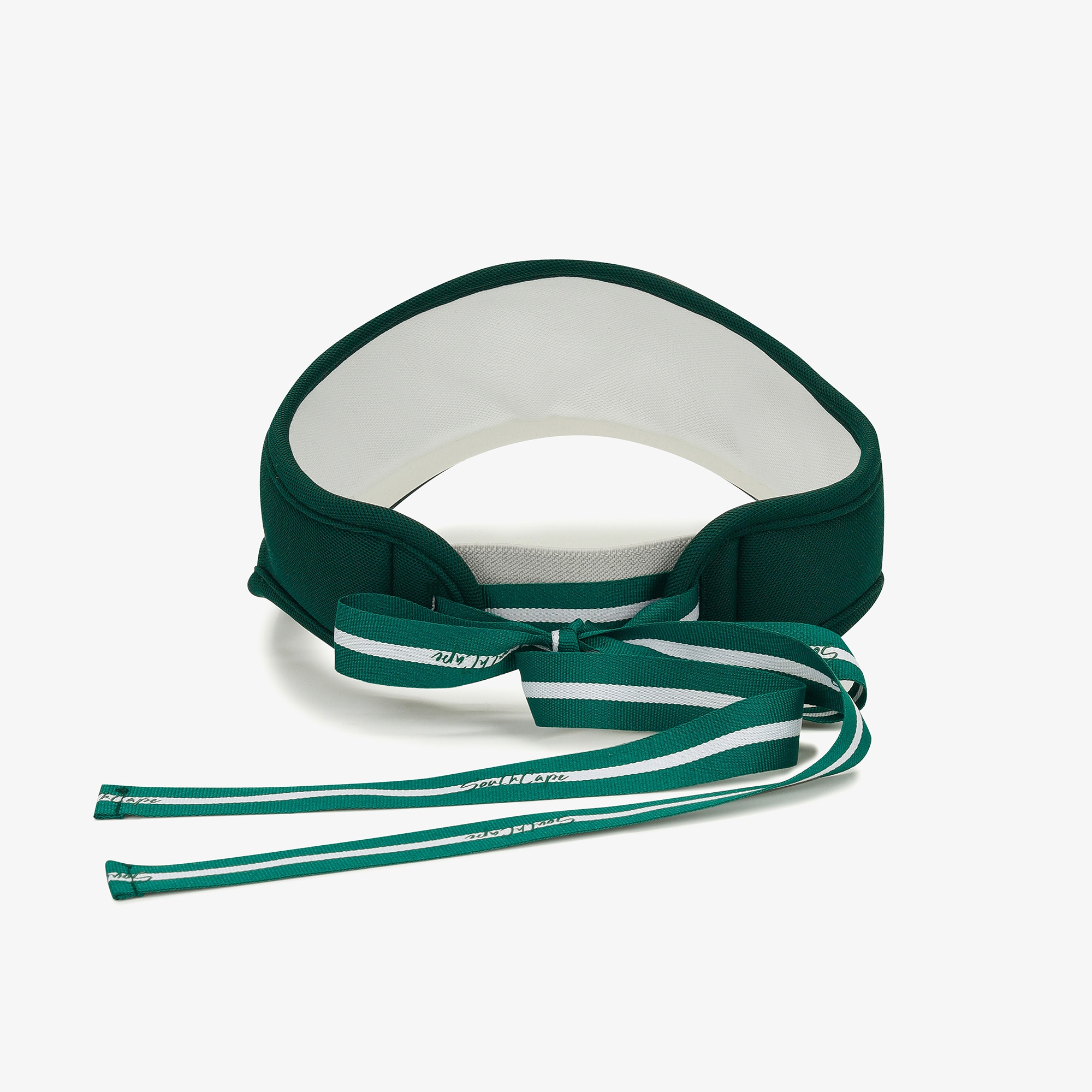 Mũ golf nữ kiểu visor chữ trắng xanh lá đậm — ảnh 5