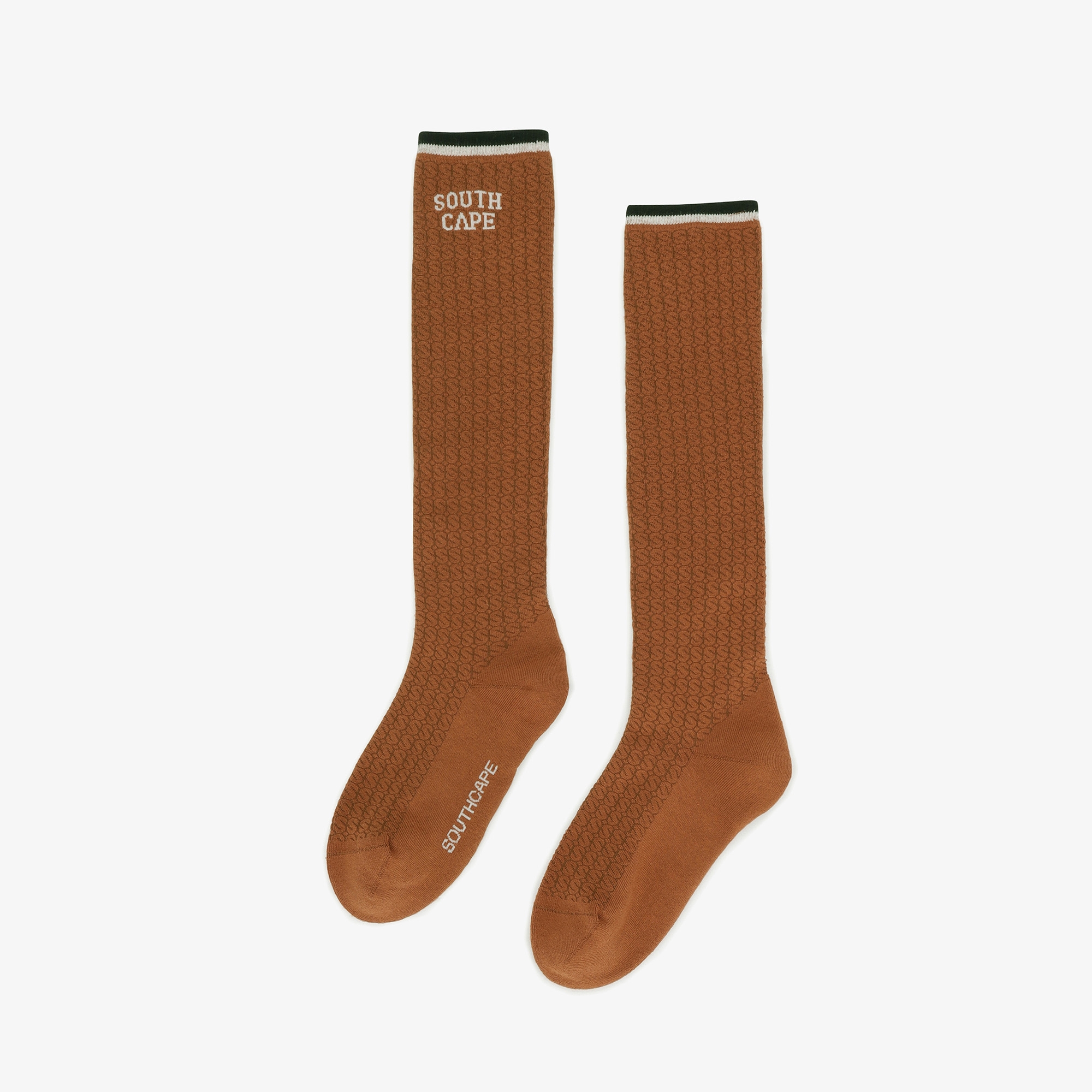 Tất golf nữ cao cổ màu nâu — ảnh 2