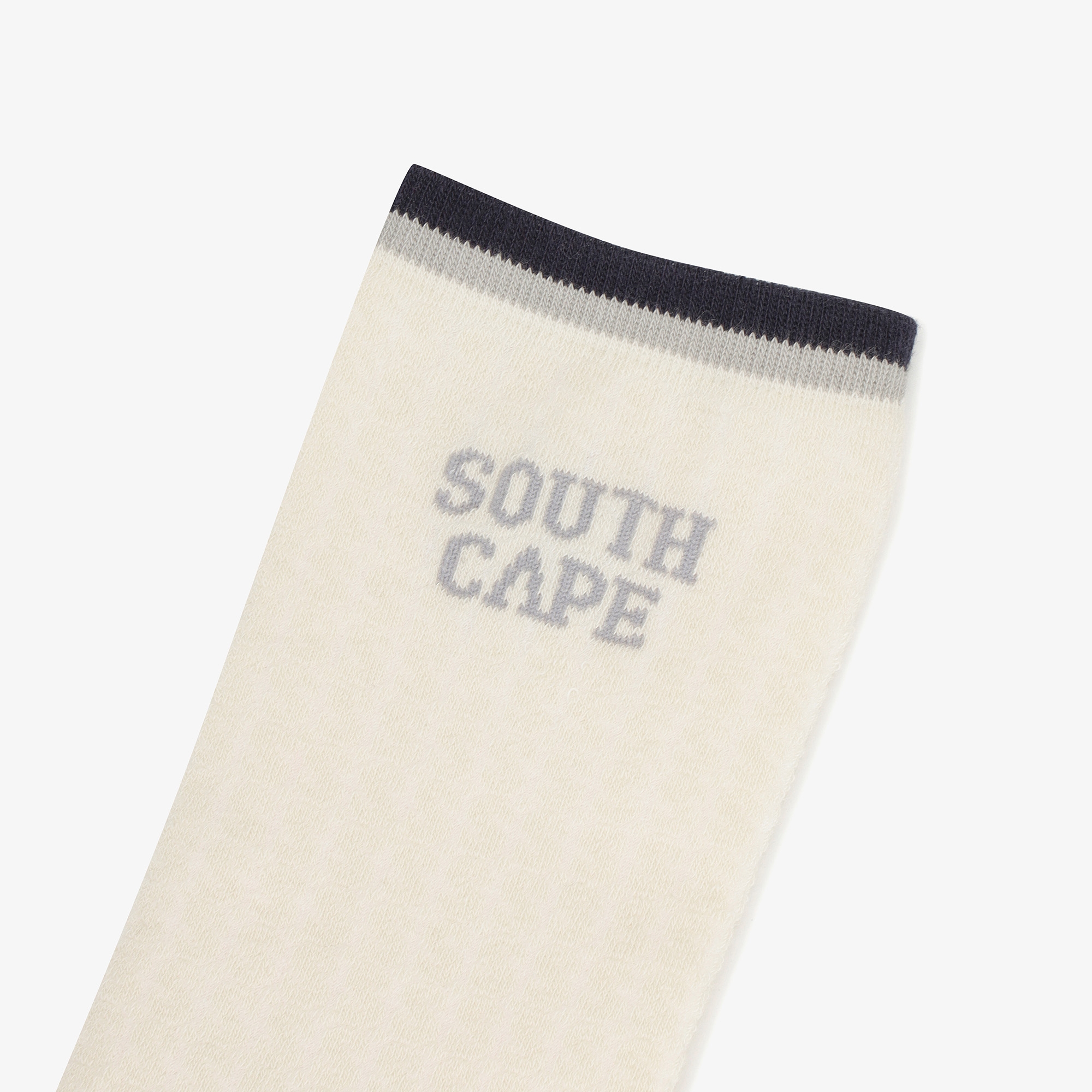 Tất golf nữ dài màu kem viền đen Southcape — ảnh 3