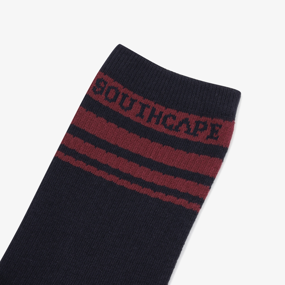 Tất golf nữ màu xanh navy viền ngang đỏ Southcape — ảnh 6