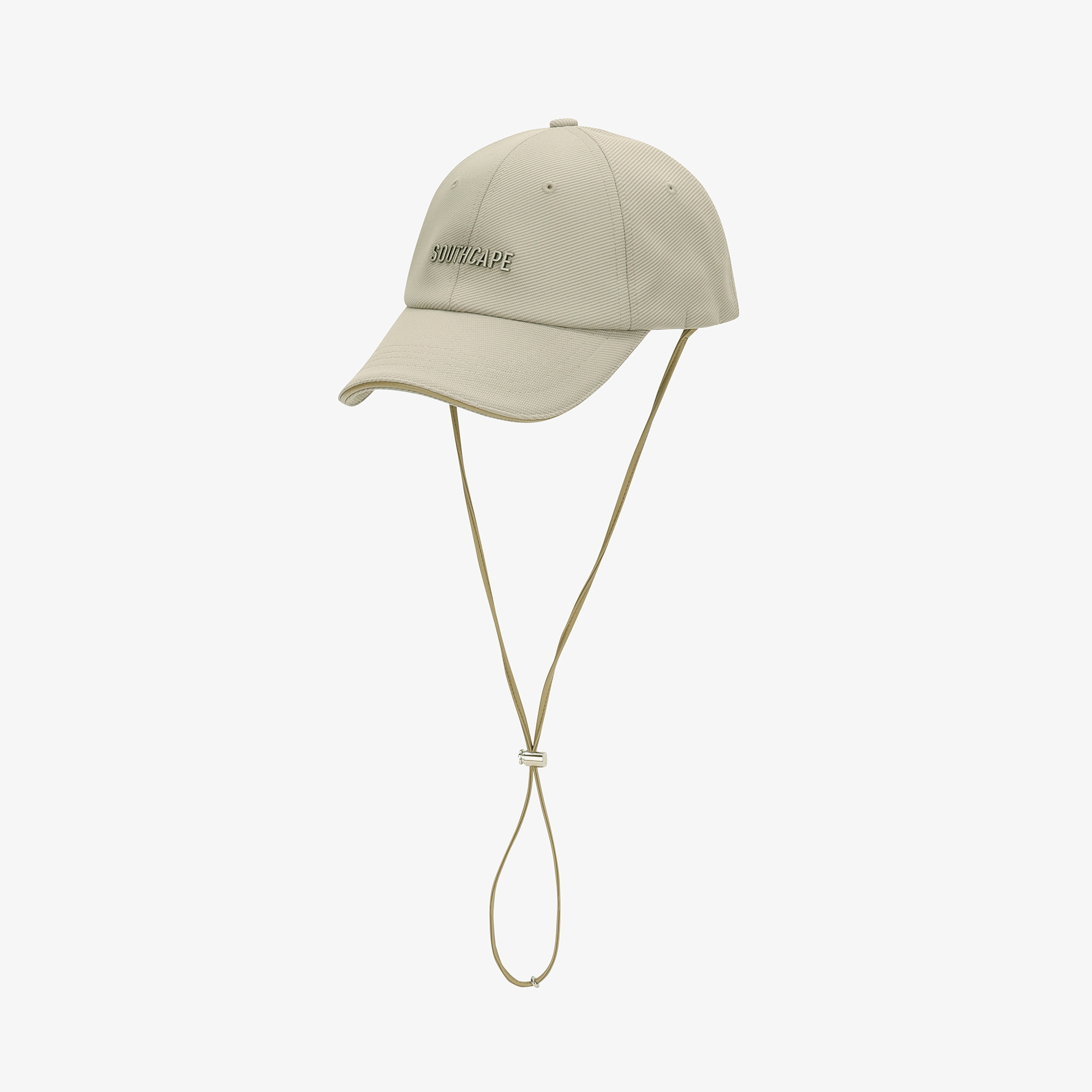 Mũ golf nữ có dây điều chỉnh màu be — ảnh 3