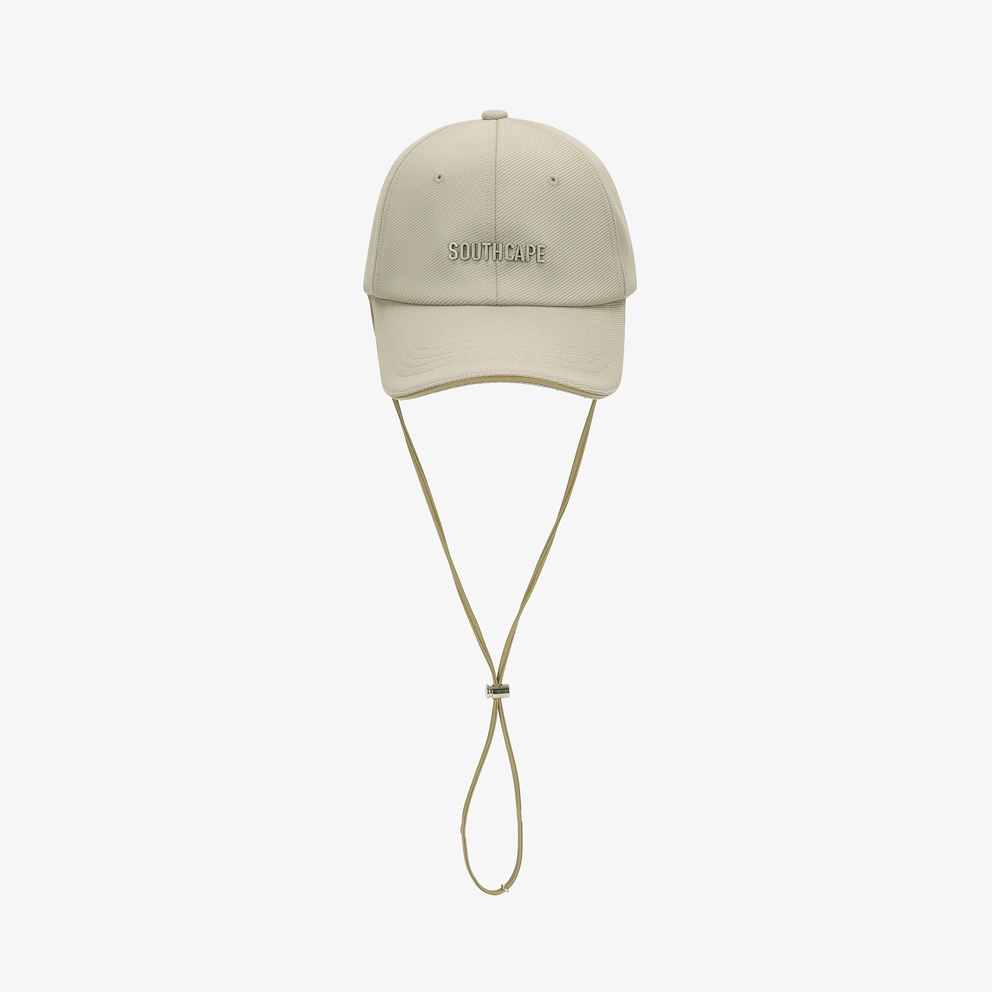 Mũ golf nữ có dây điều chỉnh màu be — ảnh 2