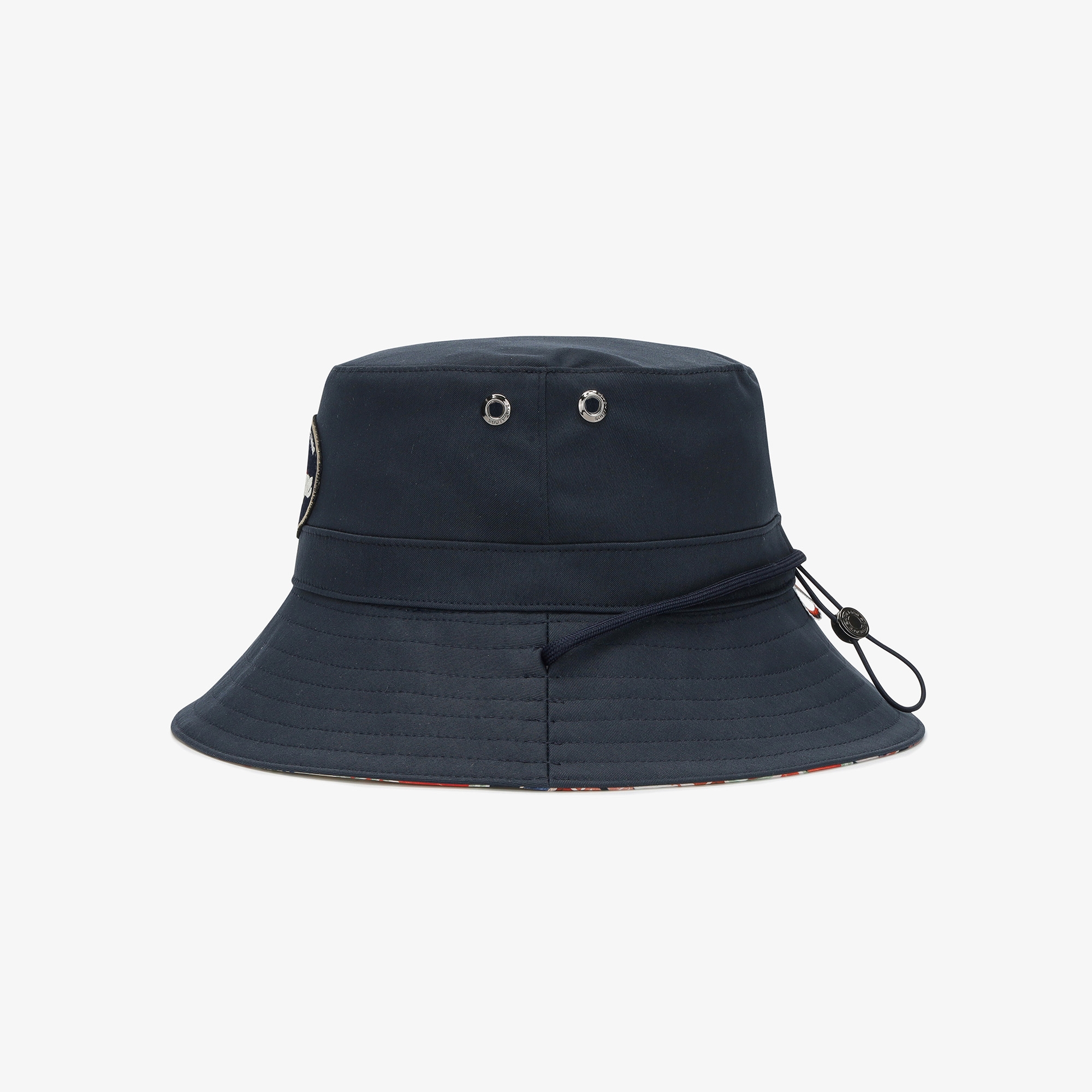 Mũ golf nữ vành rộng logo thêu màu xanh navy — ảnh 4