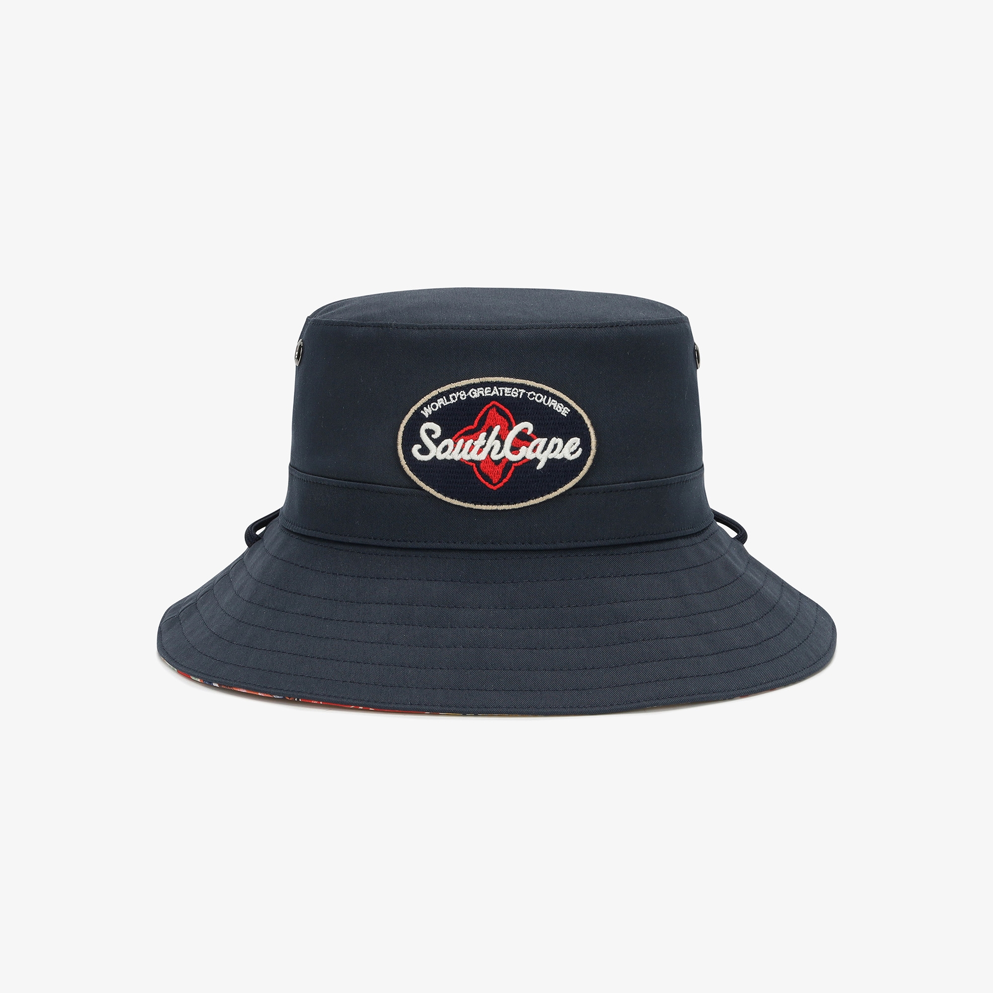 Mũ golf nữ vành rộng logo thêu màu xanh navy — ảnh 2