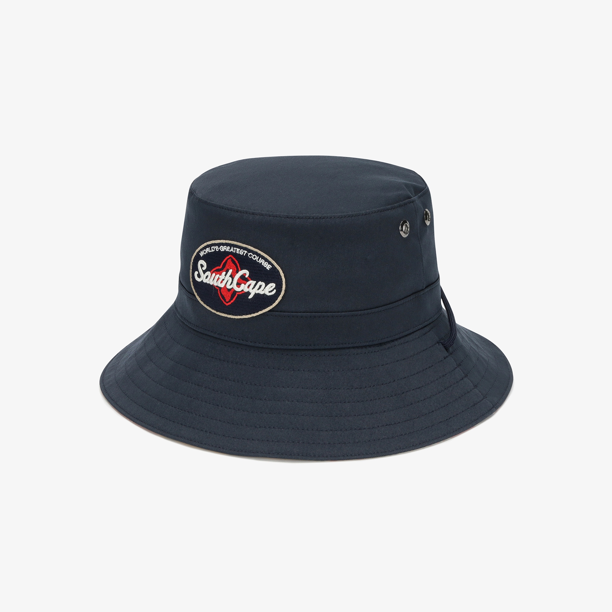 Mũ golf nữ vành rộng logo thêu màu xanh navy — ảnh 3