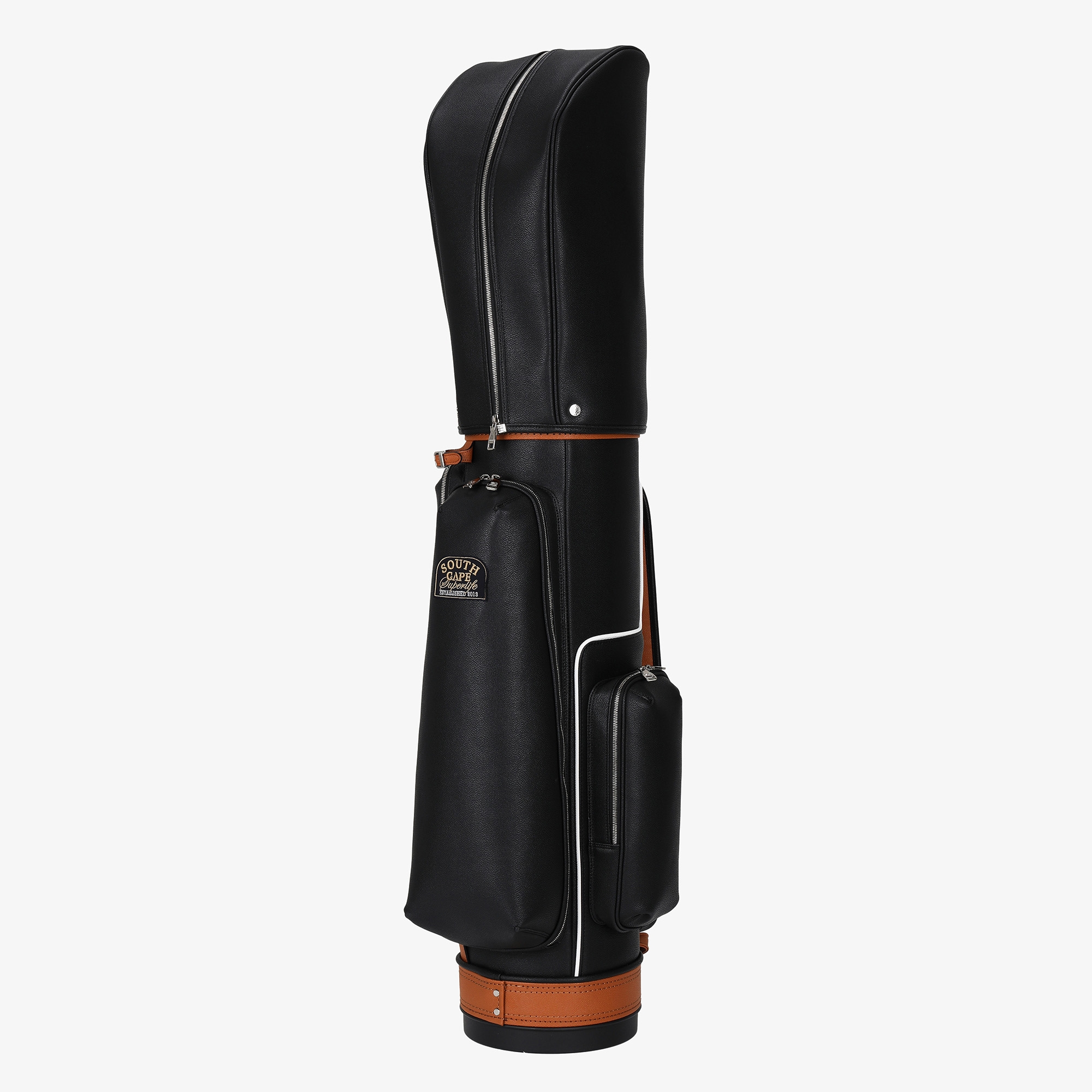 Túi gậy golf caddy bag màu đen phối nâu Southcape — ảnh 3