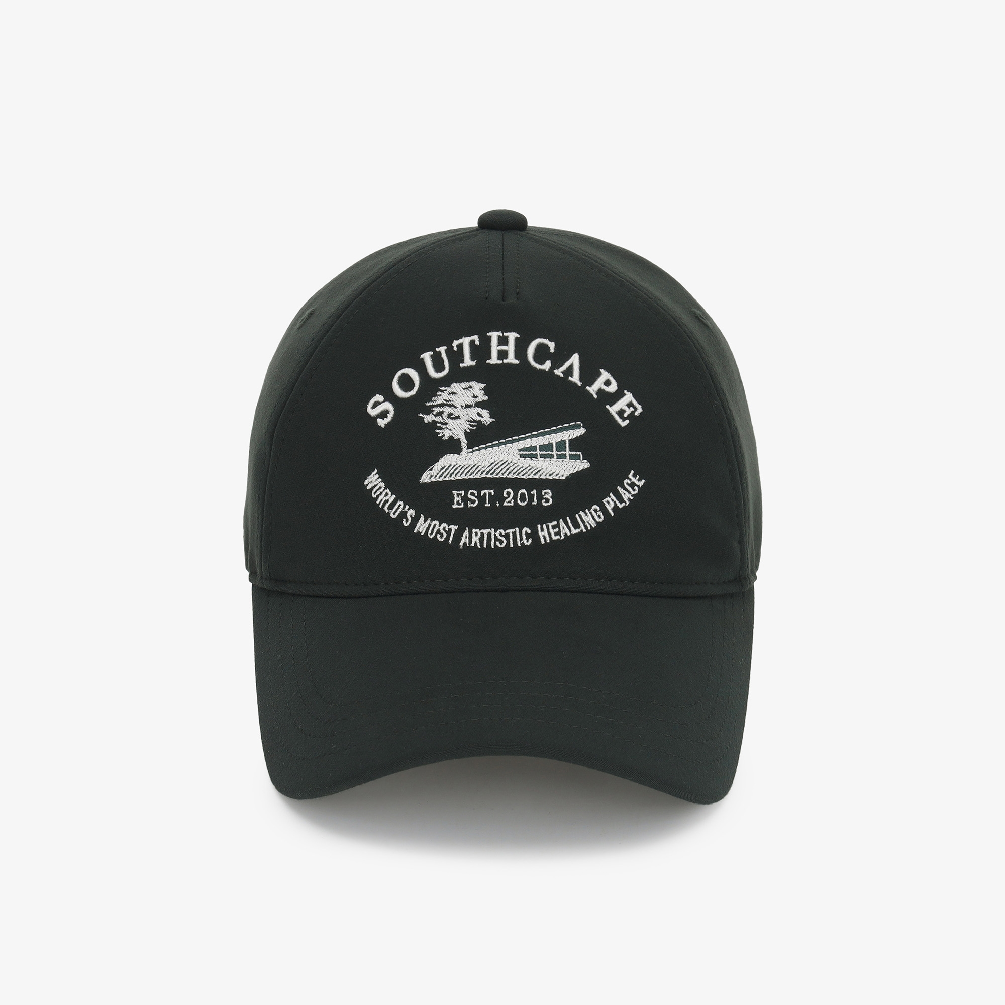 Mũ golf nữ màu xanh lá đậm thêu chữ Southcape — ảnh 2