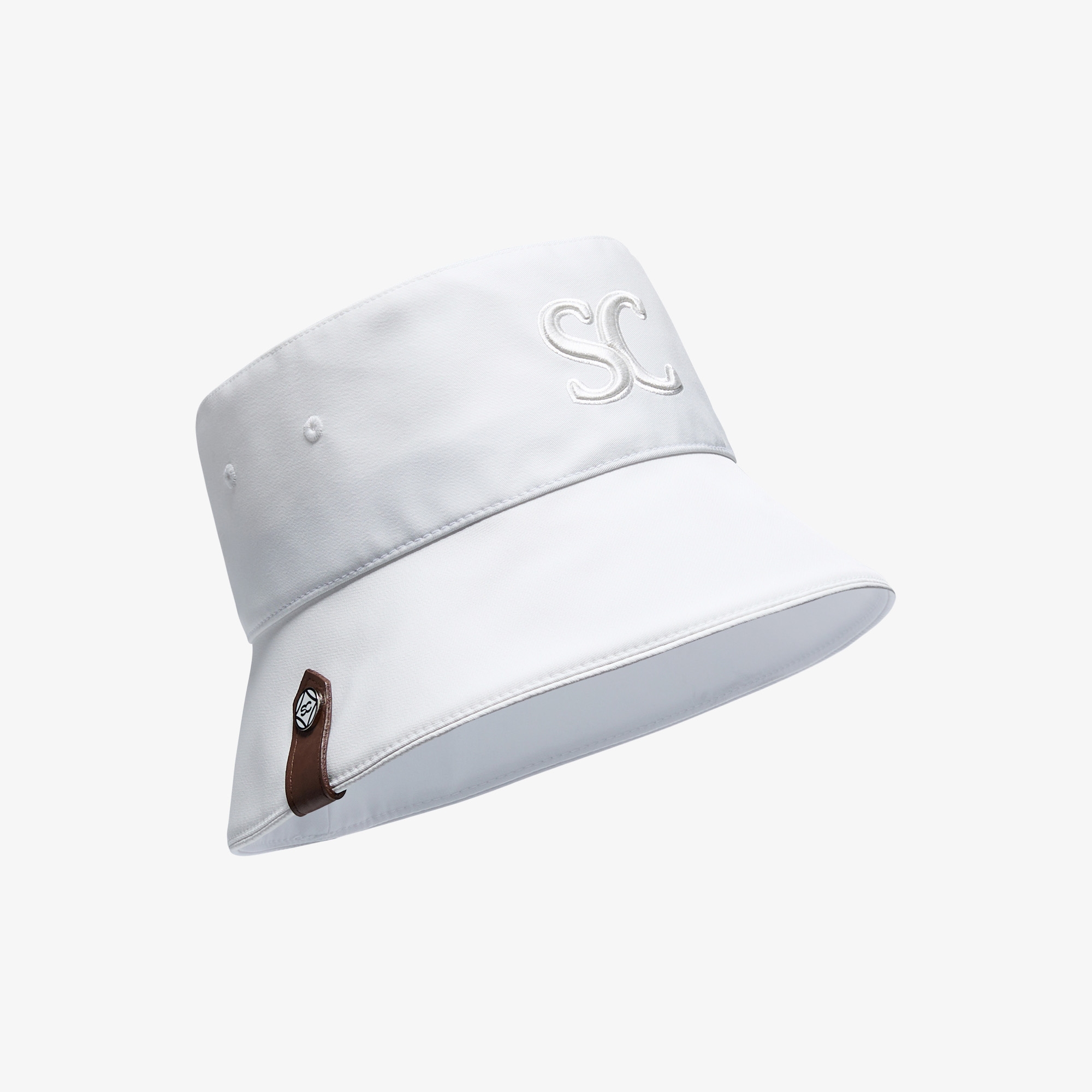 Mũ golf nữ bucket dáng suông màu trắng — ảnh 4