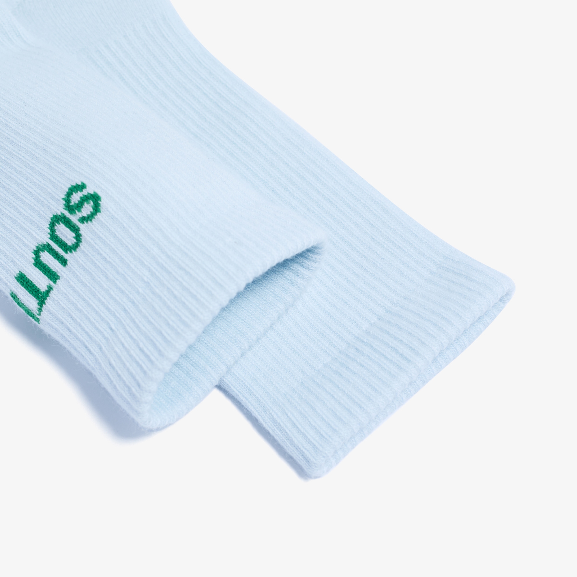 Tất golf nữ màu xanh dương nhạt in logo — ảnh 5