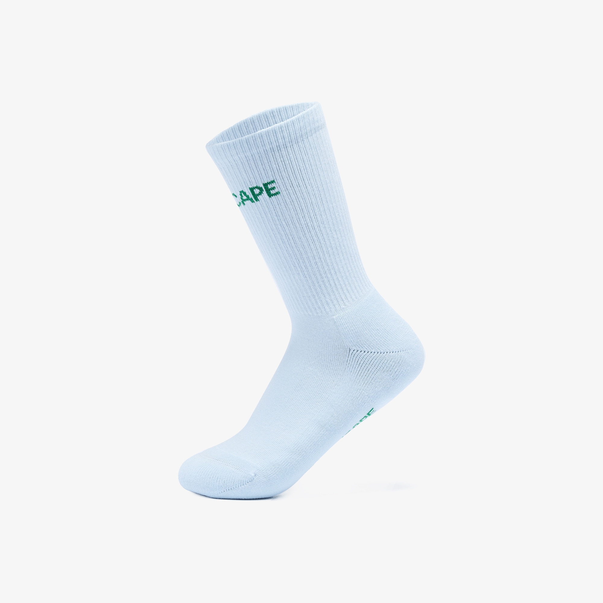 Tất golf nữ màu xanh dương nhạt in logo — ảnh 3