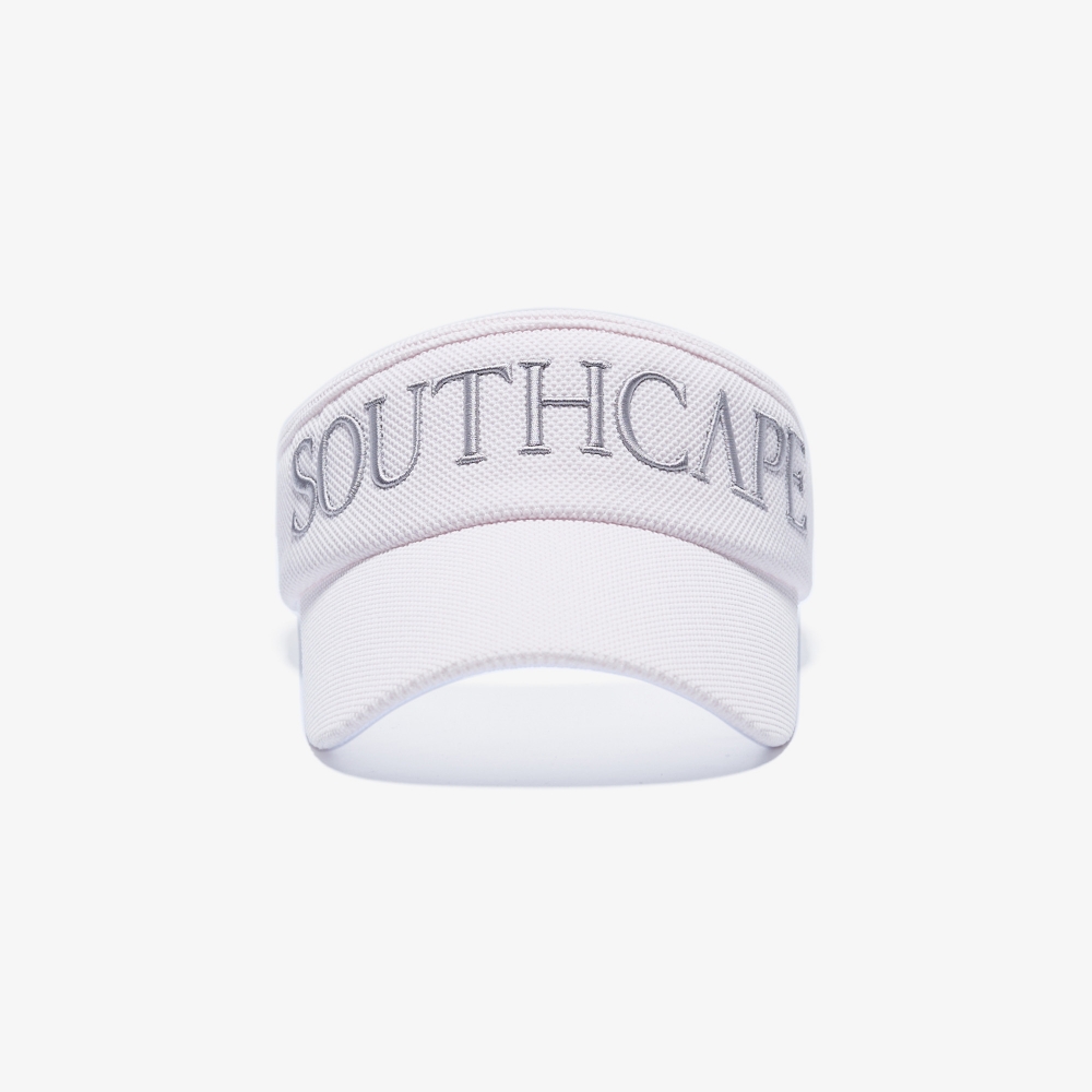 Mũ golf nữ Southcape màu hồng nhạt với chữ thêu nổi bật