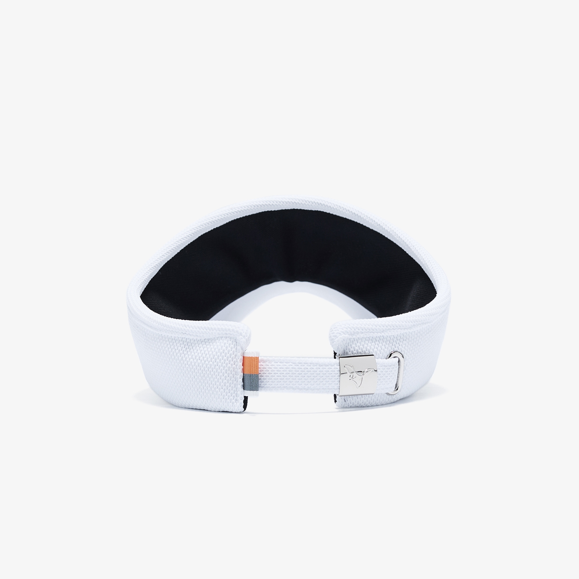 Mũ golf nữ phong cách visor trắng chữ thêu nổi bật — ảnh 5