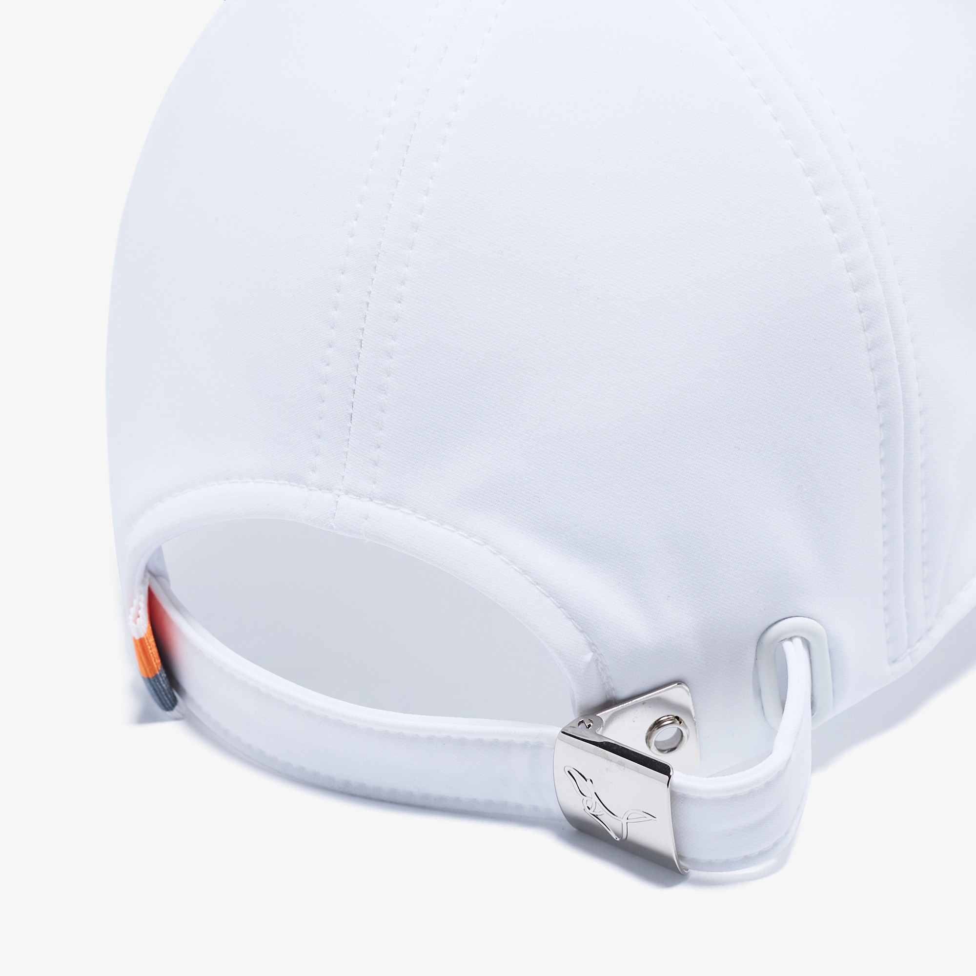 Mũ golf nữ màu trắng chữ thương hiệu đen — ảnh 6