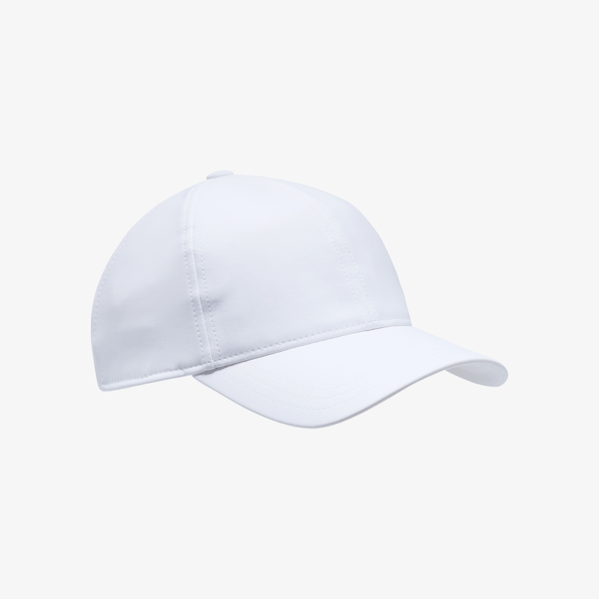 Mũ golf nữ màu trắng chữ thương hiệu đen — ảnh 4