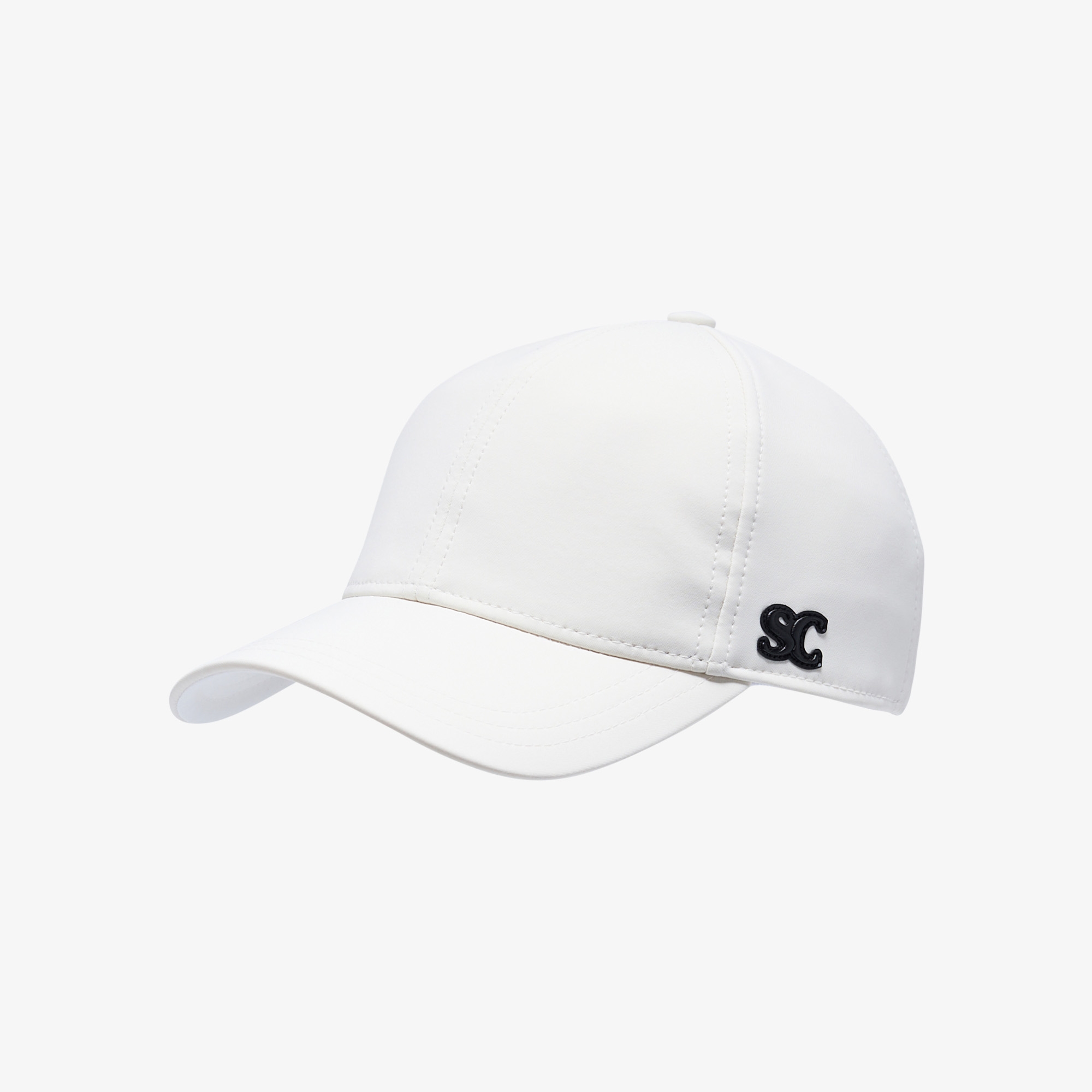 Mũ golf nữ màu kem chữ SC nhỏ — ảnh 2