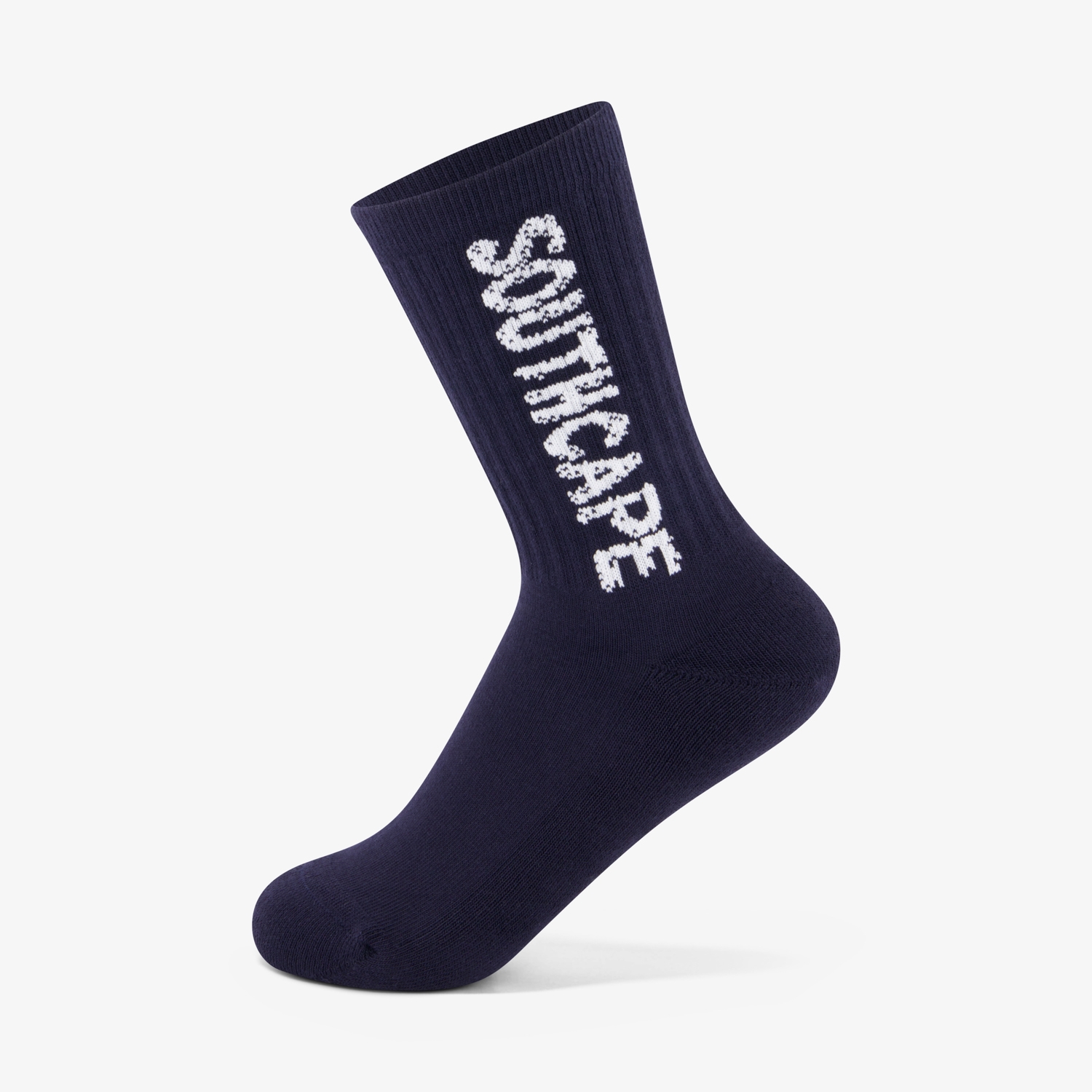 Tất golf nữ cổ cao màu xanh navy in chữ Southcape — ảnh 3