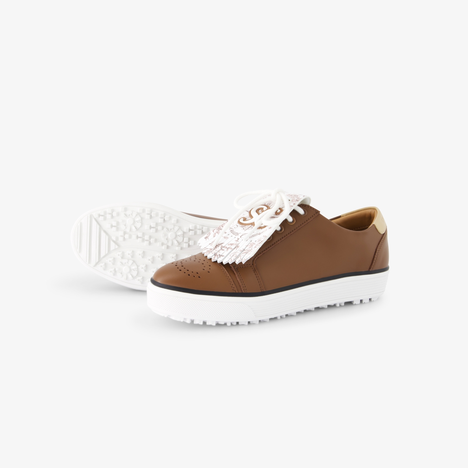 Giày golf nữ phong cách classic màu nâu — ảnh 3